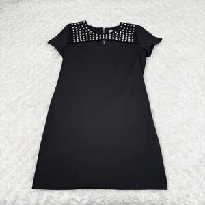 MICHAEL Michael Kors Black Dress with Silver Accents